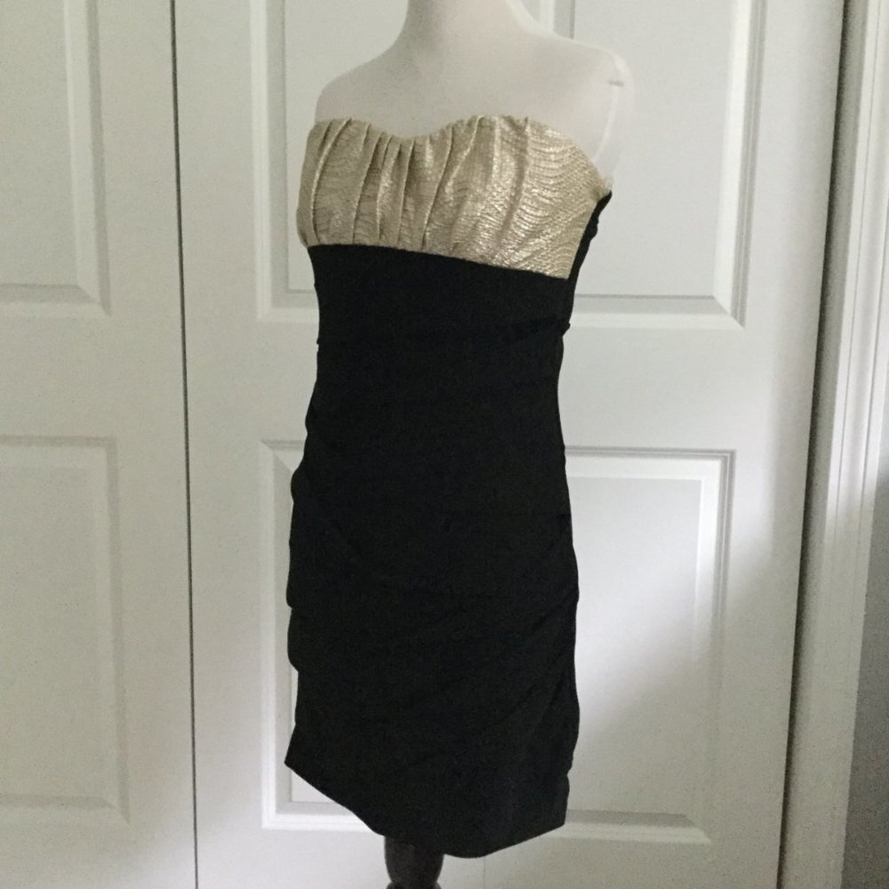 Black and gold sparkle bodycon  homecoming dress